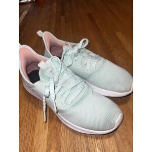 Adidas Women's Cloudfoam Pure Memory‎ Foam Running Shoes Mint Green Sz 8.5